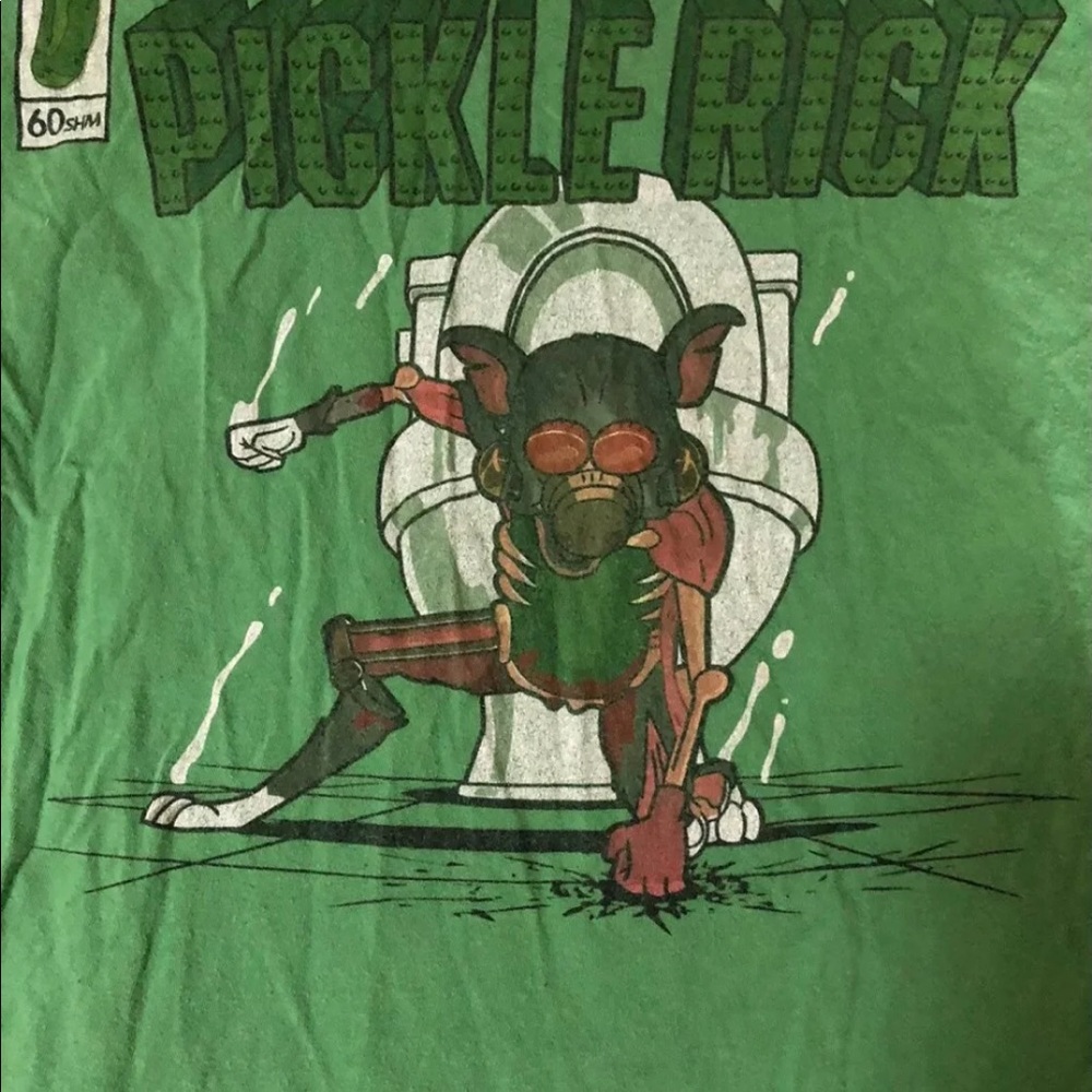 Rick and Morty Pickle Rick T-Shirt - L
